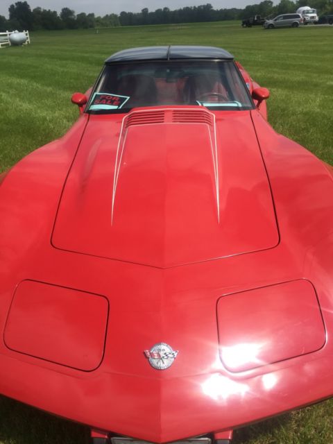 Red 1978 Chevrolet Corvette with Red interior