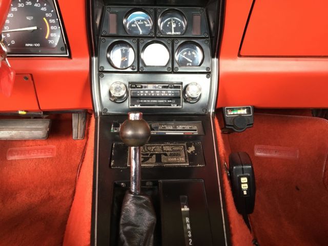 Red 1978 Chevrolet Corvette with Red interior