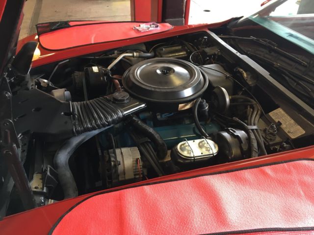 Red 1978 Chevrolet Corvette with Red interior