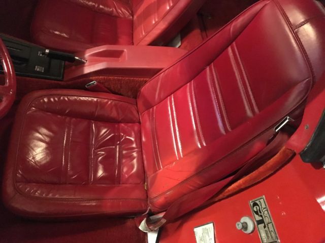 Red 1978 Chevrolet Corvette with Red interior