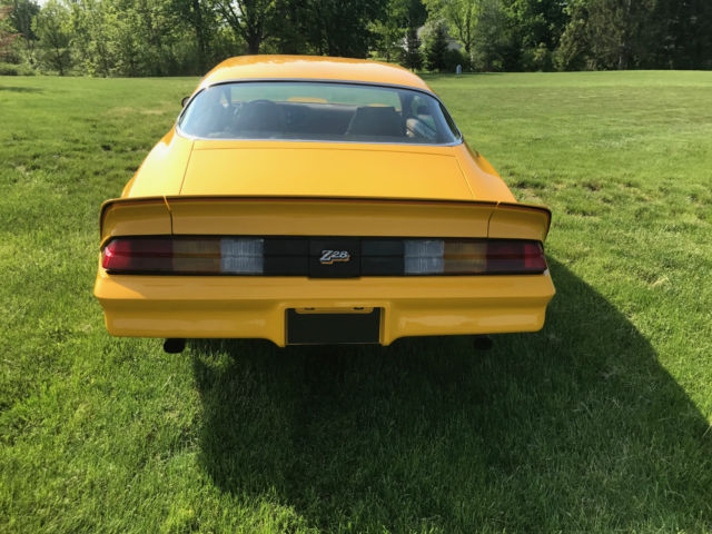 Yello 1978 Chevrolet Camaro with Tan interior