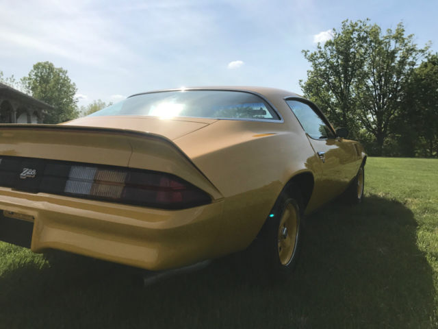 Yello 1978 Chevrolet Camaro with Tan interior