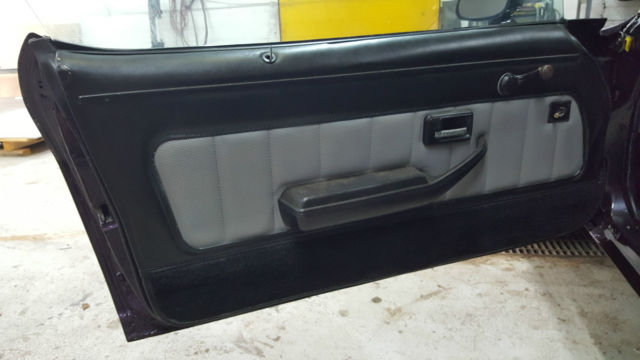 Black Cherry Purple 1979 Chevrolet Camaro Coupe with Black and Gray interior