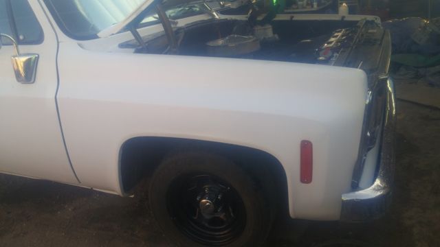 White 1979 Chevrolet C-10 with White interior