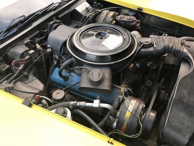 Yellow 1979 Chevrolet Corvette Coupe with Tan interior