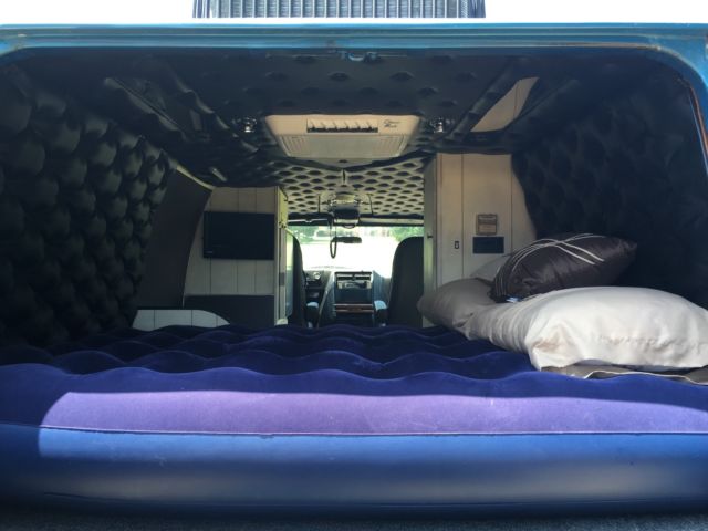 Blue 1979 Chevrolet G20 Van Passenger Van with Black interior