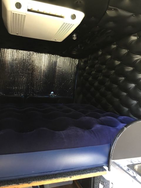 Blue 1979 Chevrolet G20 Van Passenger Van with Black interior