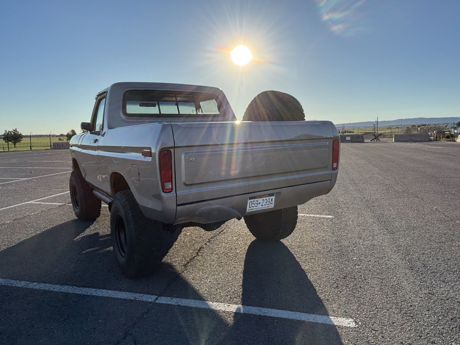 Bronze 1979 Ford Bronco SUV with Black interior