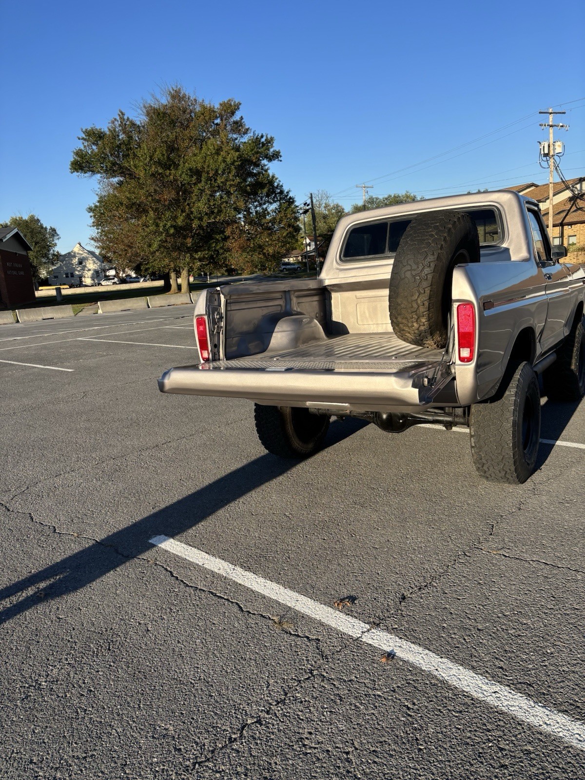 Bronze 1979 Ford Bronco SUV with Black interior