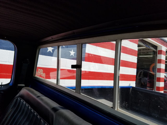 Blue 1980 Chevrolet C-10 Standard Cab Pickup with Black interior