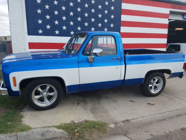 Blue 1980 Chevrolet C-10 Standard Cab Pickup with Black interior