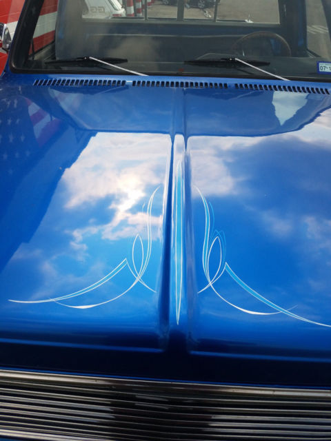 Blue 1980 Chevrolet C-10 Standard Cab Pickup with Black interior