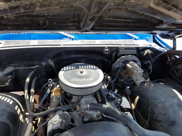 Blue 1980 Chevrolet C-10 Standard Cab Pickup with Black interior