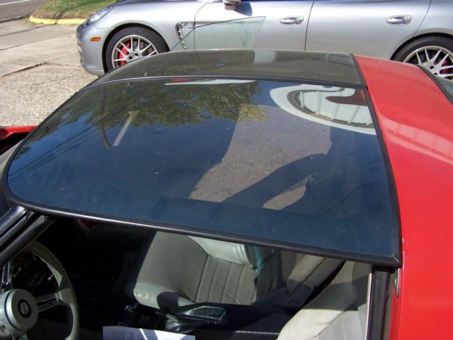 Red 1980 Chevrolet Corvette Coupe with Gray interior