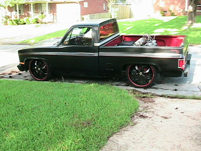 Black 1981 Chevrolet C-10