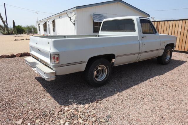 Gray 1981 Chevrolet Other Pickups with Blue interior