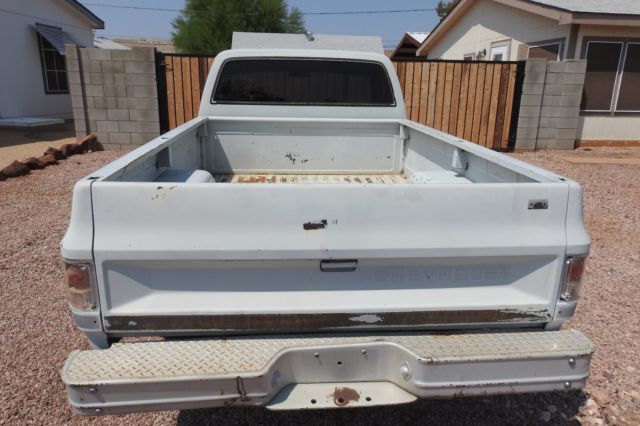 Gray 1981 Chevrolet Other Pickups with Blue interior