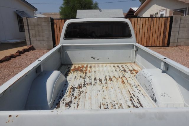 Gray 1981 Chevrolet Other Pickups with Blue interior
