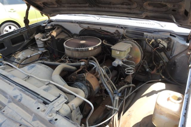 Gray 1981 Chevrolet Other Pickups with Blue interior