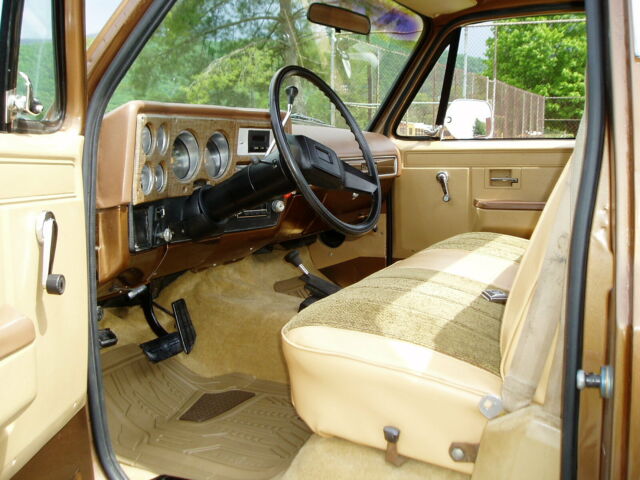 Brown 1981 Chevrolet C/K Pickup 1500 Regular Cab Pickup with Tan interior