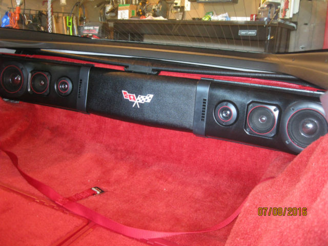 White 1981 Chevrolet Corvette Coupe with red interior