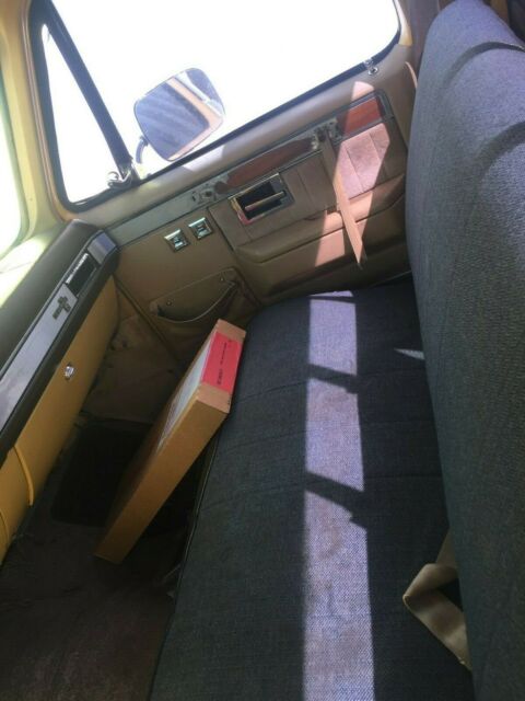 Yellow 1982 Chevrolet C-10 Standard Cab Pickup