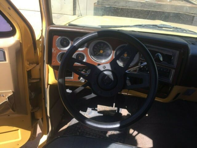 Yellow 1982 Chevrolet C-10 Standard Cab Pickup