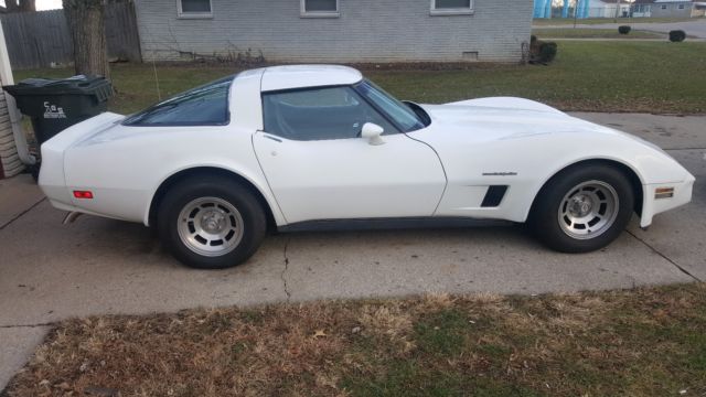 Blue 1982 Chevrolet Corvette Coupe