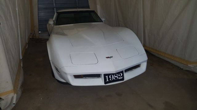 Blue 1982 Chevrolet Corvette Coupe