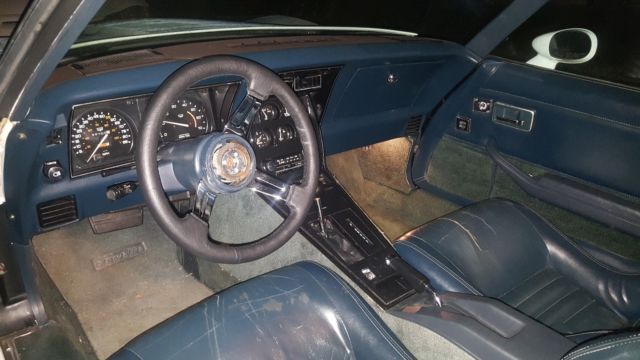 Blue 1982 Chevrolet Corvette Coupe