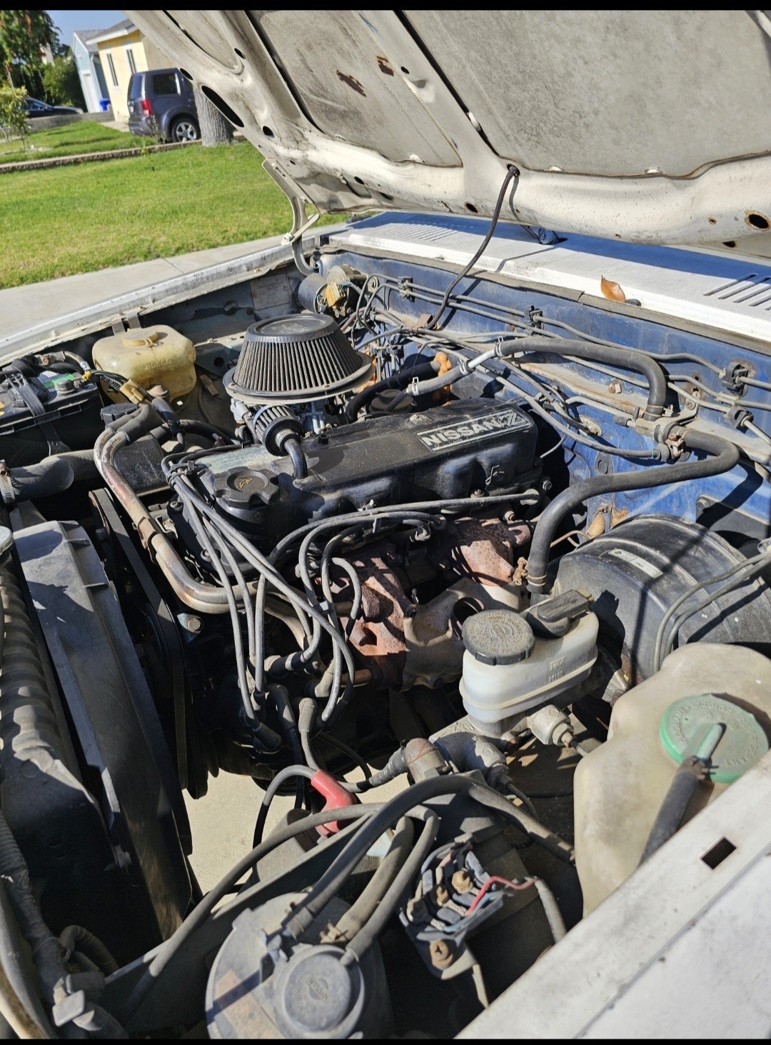 White 1982 Datsun 720