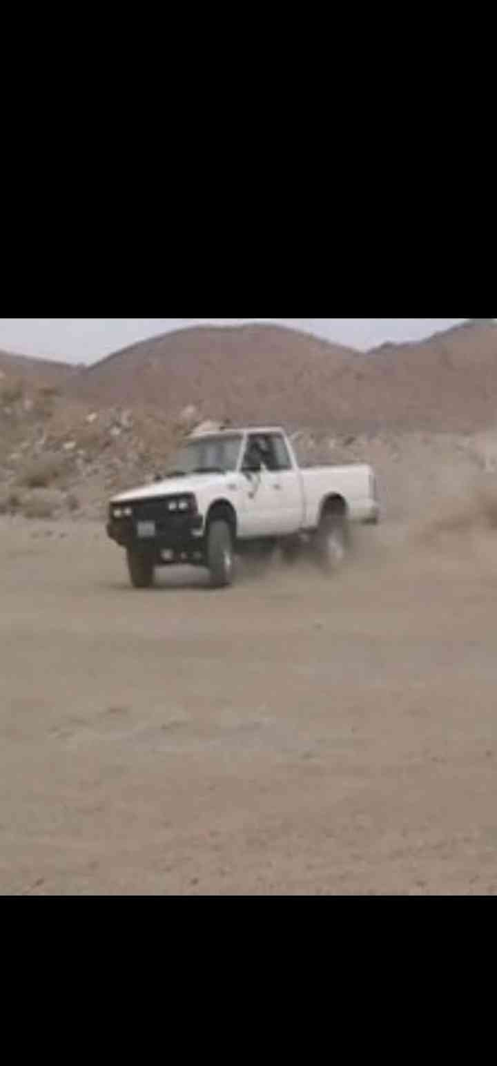 White 1982 Datsun 720