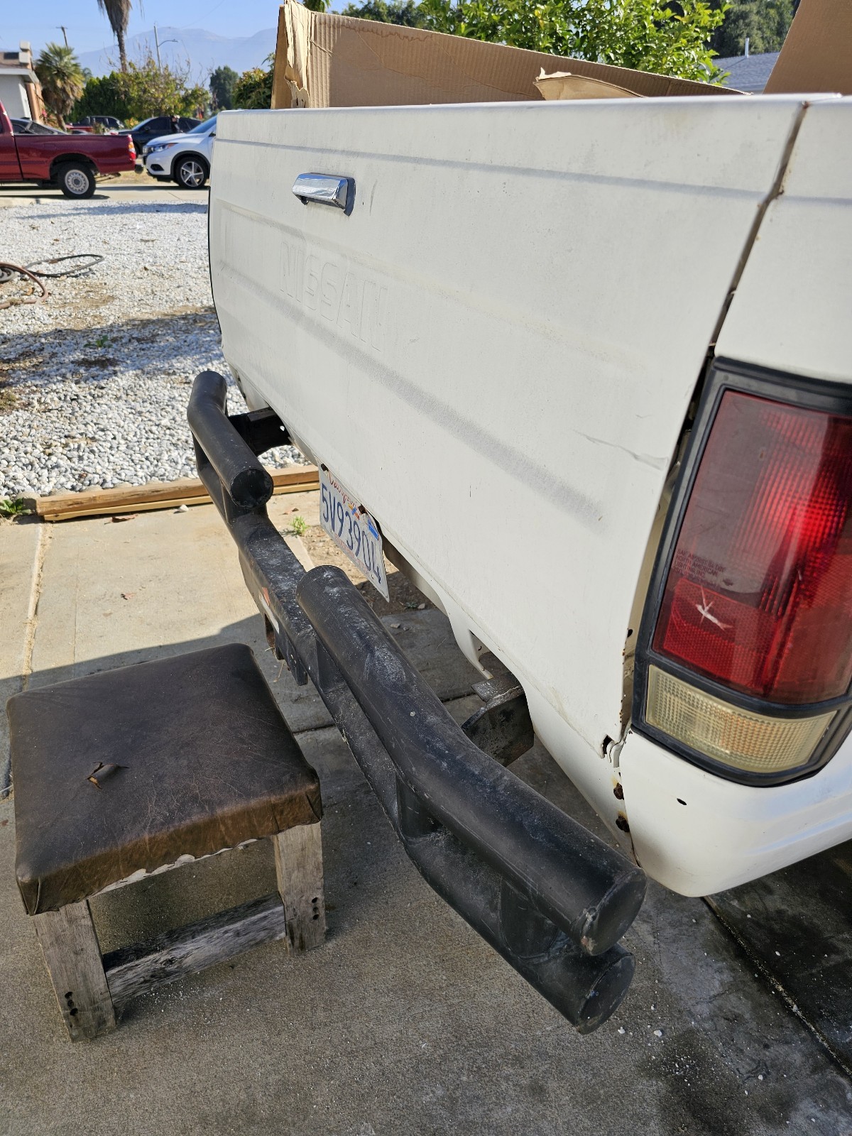 White 1982 Datsun 720