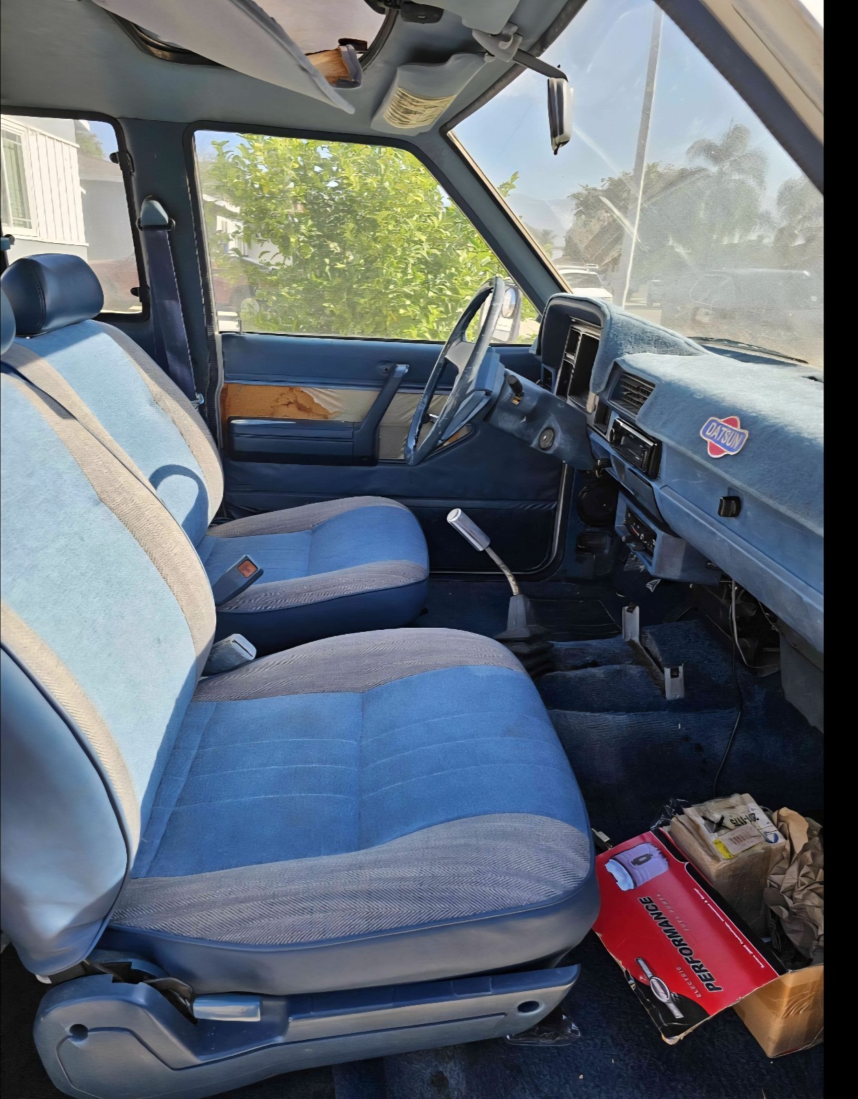 White 1982 Datsun 720