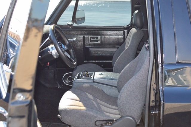 Black 1982 Chevrolet Blazer with Black interior