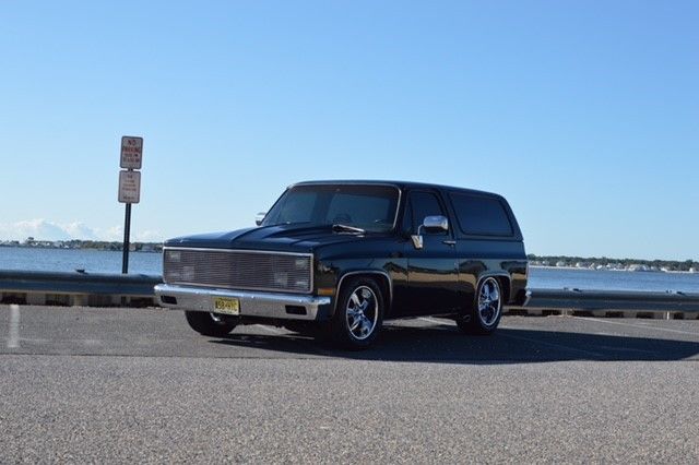 Black 1982 Chevrolet Blazer with Black interior
