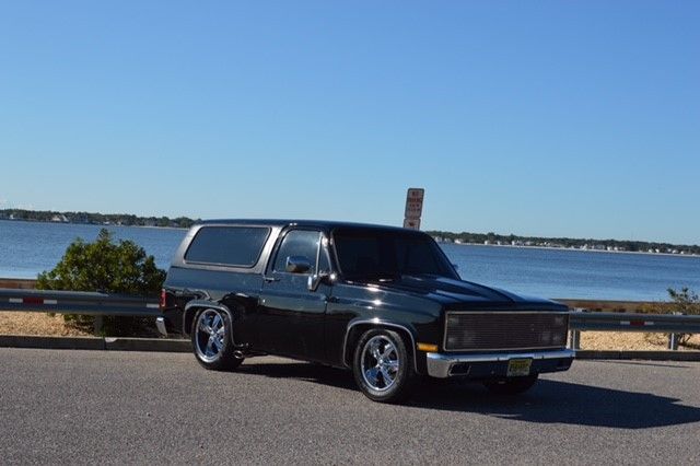 Black 1982 Chevrolet Blazer with Black interior