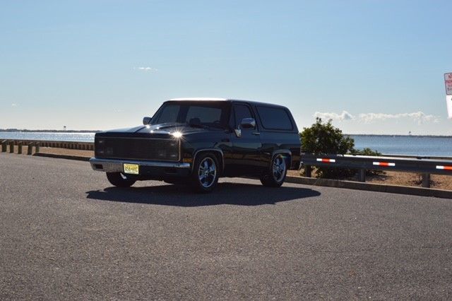 Black 1982 Chevrolet Blazer with Black interior