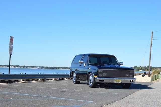 Black 1982 Chevrolet Blazer with Black interior