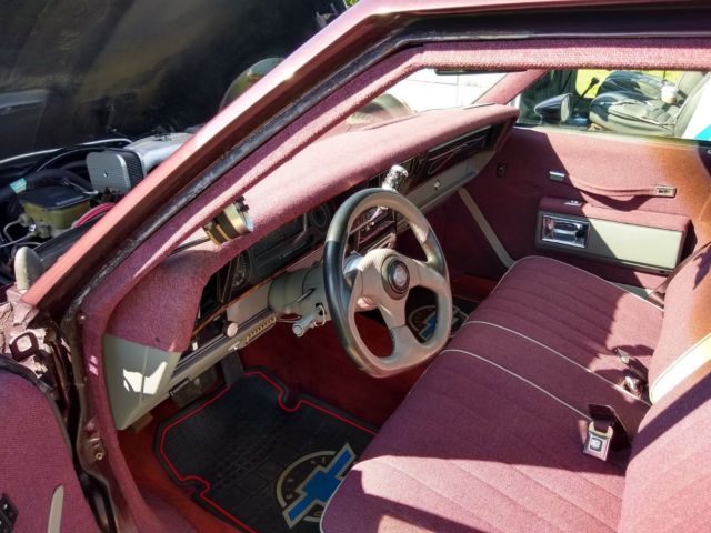 Burgundy 1983 Chevrolet Other Standard Cab Pickup with Burgundy interior
