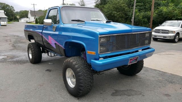 MULTI CUSTOM COLORS 1983 Chevrolet C/K Pickup 2500 4X4 with Gray interior