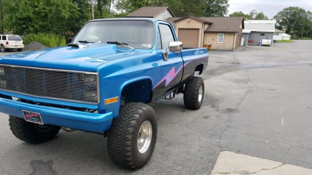 MULTI CUSTOM COLORS 1983 Chevrolet C/K Pickup 2500 4X4 with Gray interior
