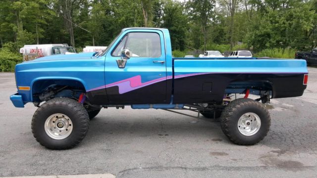 MULTI CUSTOM COLORS 1983 Chevrolet C/K Pickup 2500 4X4 with Gray interior