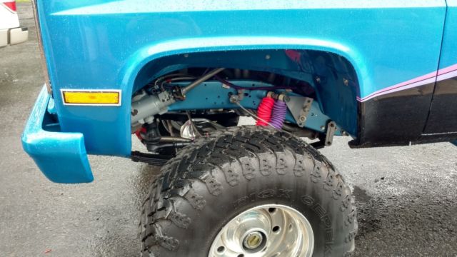 MULTI CUSTOM COLORS 1983 Chevrolet C/K Pickup 2500 4X4 with Gray interior
