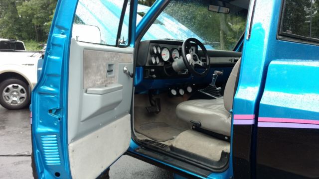 MULTI CUSTOM COLORS 1983 Chevrolet C/K Pickup 2500 4X4 with Gray interior