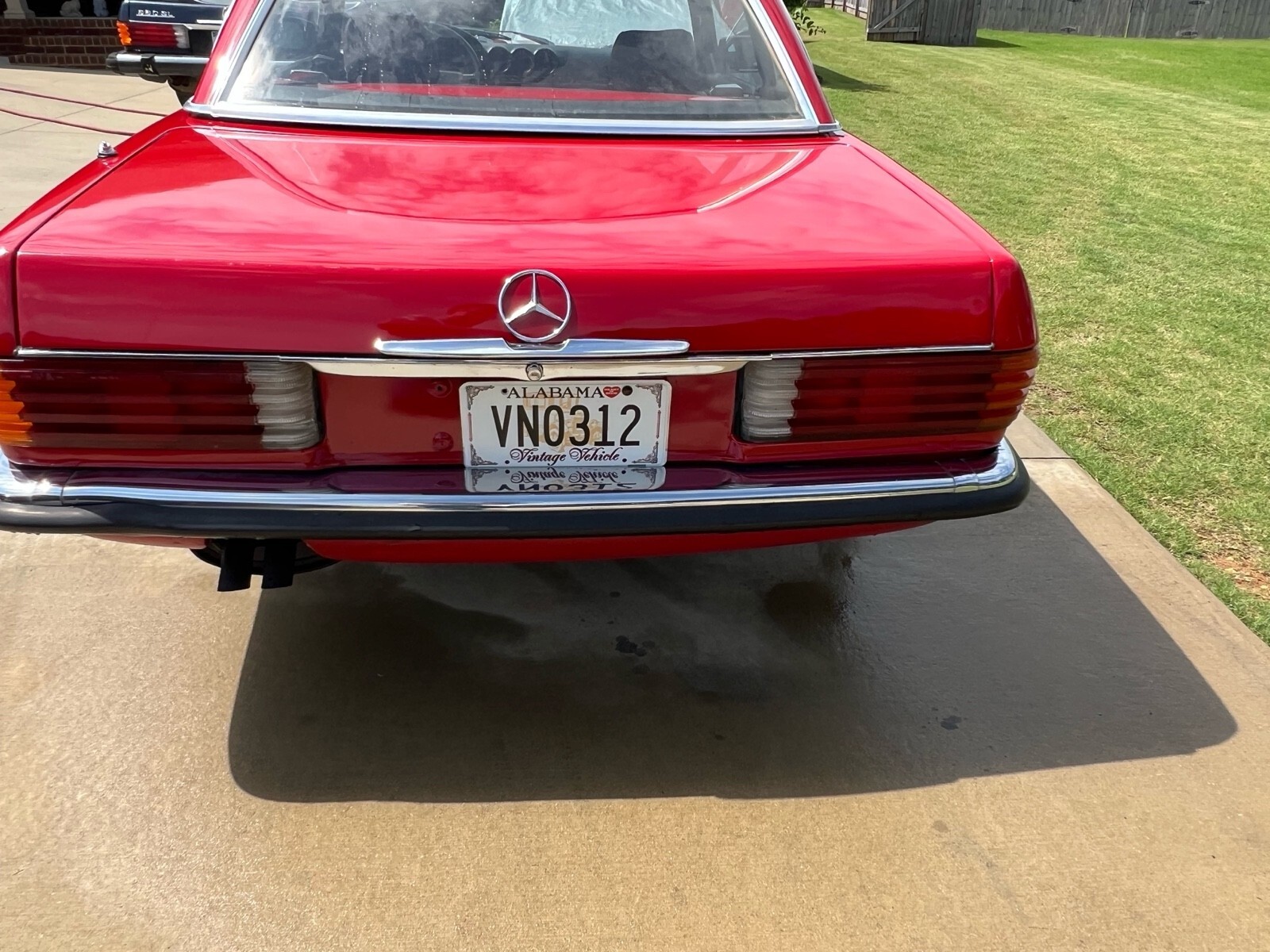 Red 1983 Mercedes-Benz 280 SL with Black interior
