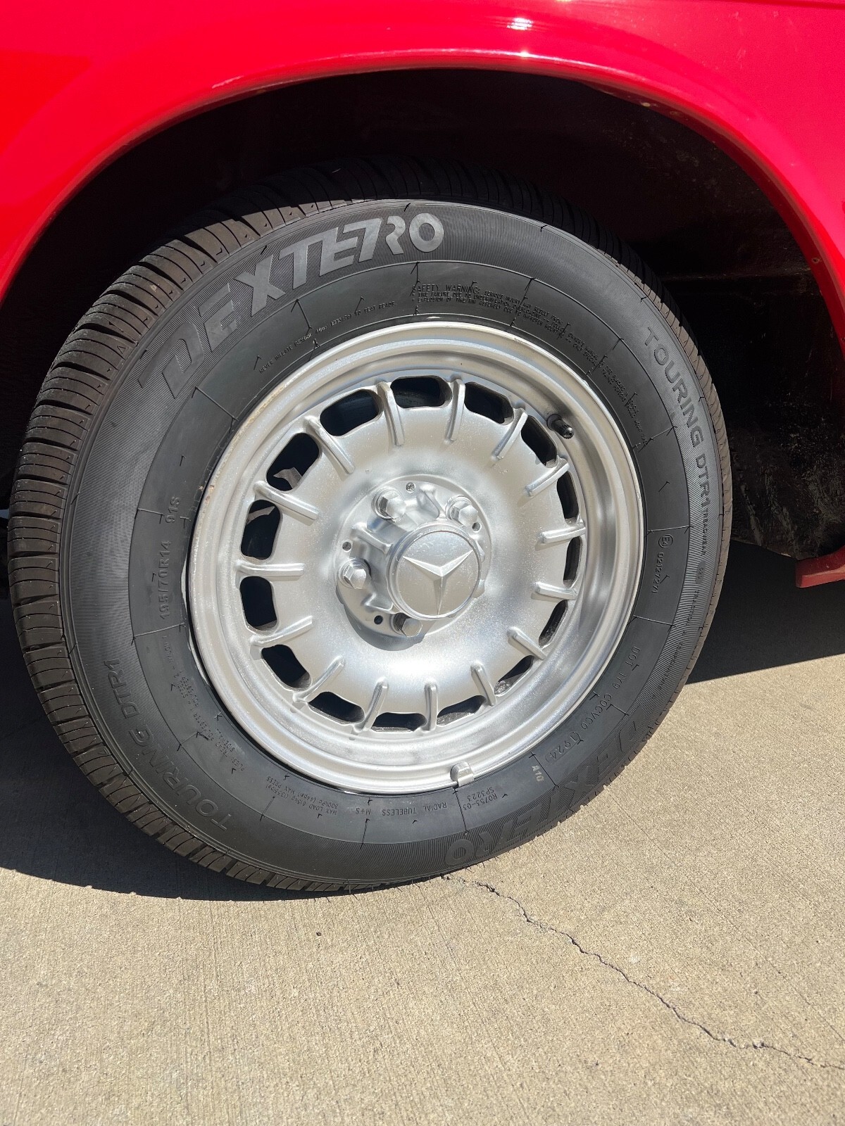 Red 1983 Mercedes-Benz 280 SL with Black interior