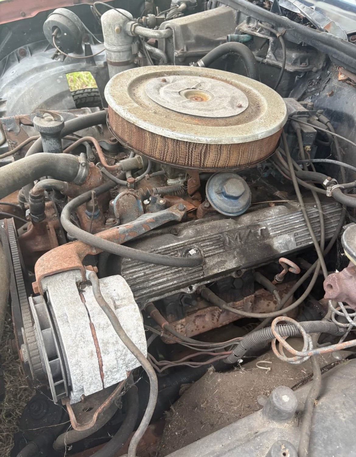 Red 1984 Oldsmobile 442