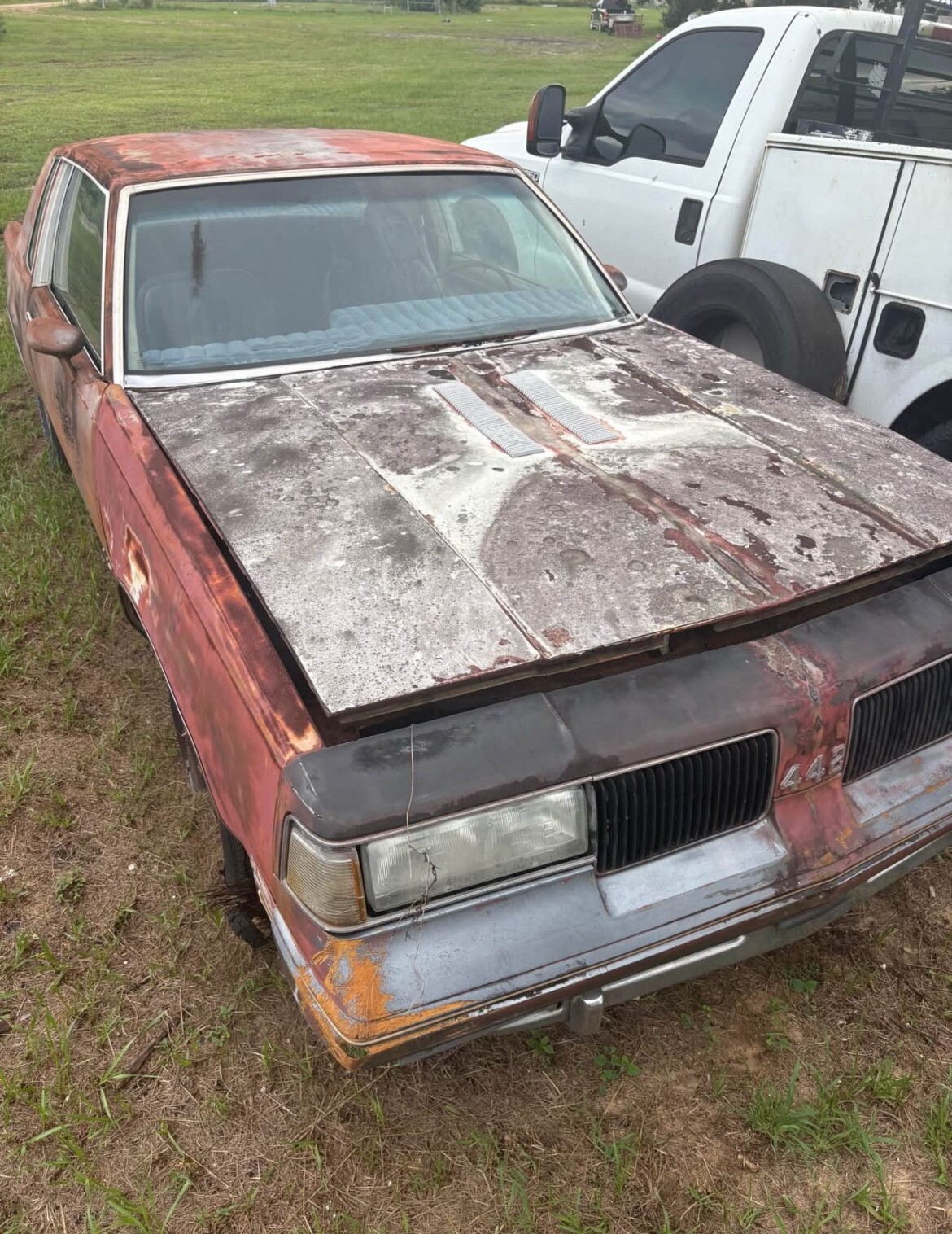 Red 1984 Oldsmobile 442