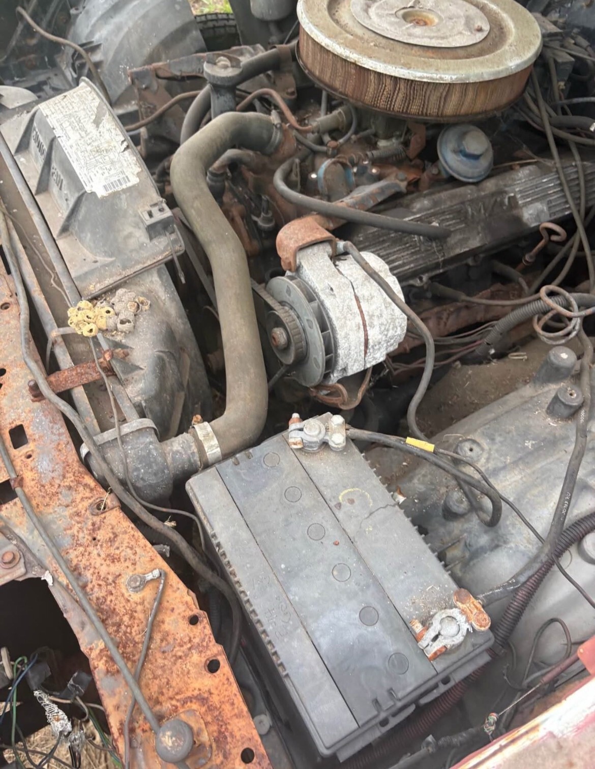 Red 1984 Oldsmobile 442